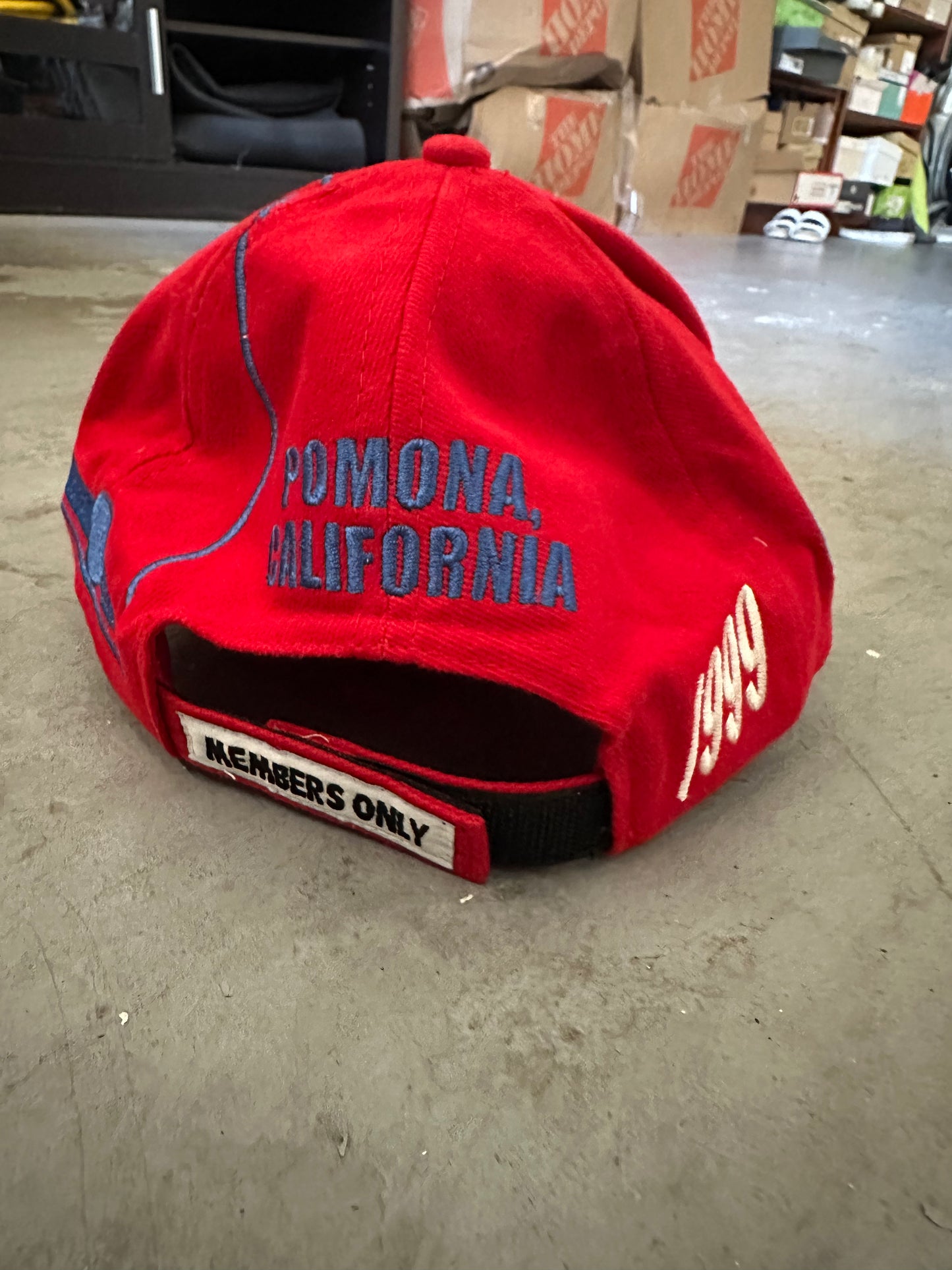 Vintage 1999 Red NHRA Members Only Hat